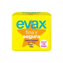 Evax - Maxi / super pads senza alette Fina y Segura - 13 unità