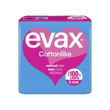 Evax - Normale comprime le ali Cottonlike - 16 unità