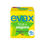 Evax - Comprime normali senza ali Fina y Segura - 16 unità