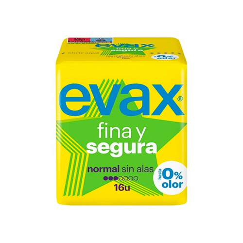 Evax - Comprime normali senza ali Fina y Segura - 16 unità