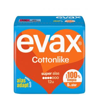Evax - Super wing pads Cottonlike - 12 unità