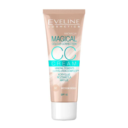 Eveline Cosmetics - CC Cream Magical colour correction SPF15 - 52: Medium beige