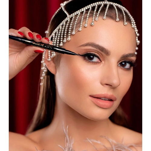 Eveline Cosmetics - Eyeliner liquido e matita occhi Variété 2 en 1