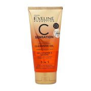 Eveline Cosmetics - Gel detergente viso rivitalizzante C Sensation - Pelle mista e grassa