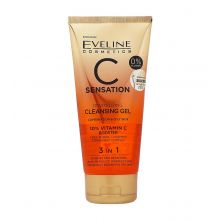 Eveline Cosmetics - Gel detergente viso rivitalizzante C Sensation - Pelle mista e grassa