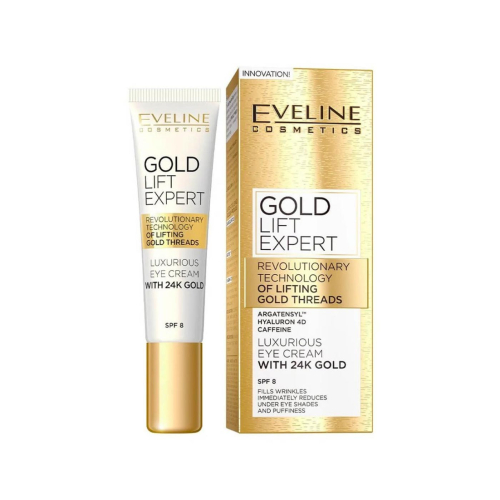 Eveline Cosmetics - Crema contorno occhi e palpebre Gold Lift Expert