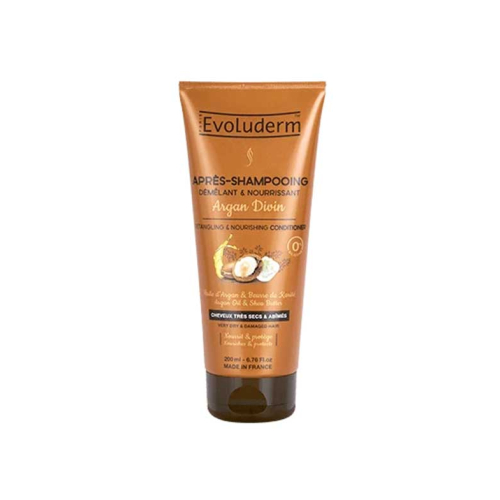 Evoluderm - Balsamo nutriente Argan Divin 200ml - Capelli molto secchi e danneggiati