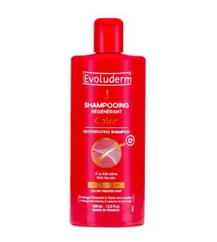 Evoluderm - Shampoo rigenerante alla cheratina colorata - 400ml