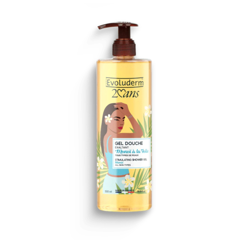 Evoluderm - Gel doccia stimolante - Monoï a la Folie - 500ml