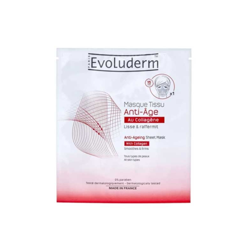 Evoluderm - Maschera viso antietà - Collagene