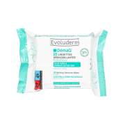 Evoluderm - Salviettine struccanti rinfrescanti 25pz - Estratto di aloe vera e tè verde