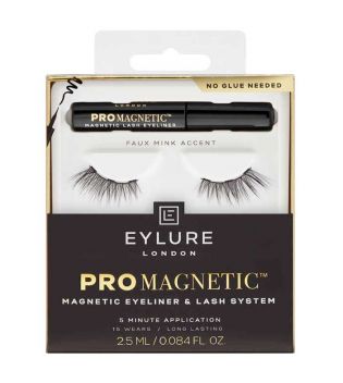 Eylure - Ciglia finte magnetiche con eyeliner Pro Magnetic - Faux Mink Accent