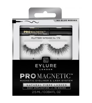Eylure - Ciglia finte magnetiche con eyeliner Pro Magnetic - Fluttery Intense 179