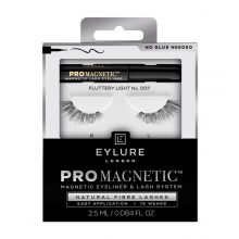 Eylure - Ciglia finte magnetiche con eyeliner Pro Magnetic - Fluttery Light 007