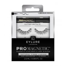 Eylure - Ciglia finte magnetiche con eyeliner Pro Magnetic - Fluttery Light 117