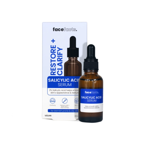 Face Facts - Siero viso all'acido salicilico Restore + Clarify