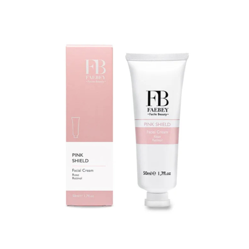 Faebey - Crema viso idratante e antiossidante Pink Shield