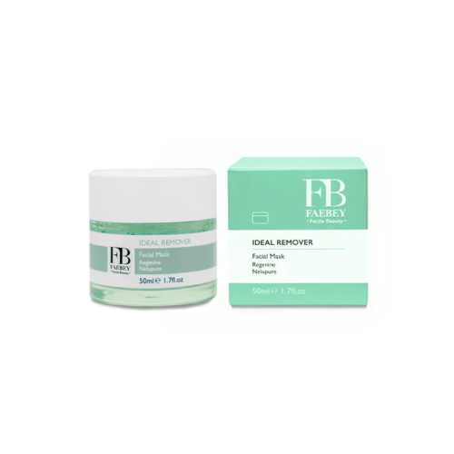 Faebey - Maschera viso texture gel detergente e purificante Ideal Remover