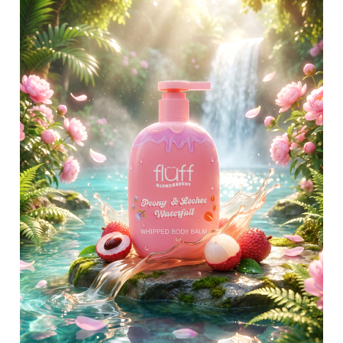 Fluff - *Blend & Scent* - Balsamo corpo - Peony & Lechee Waterfall