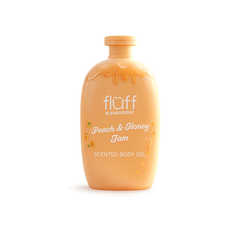 Fluff - *Blend & Scent* - Gel doccia - Peach & Honey Jam