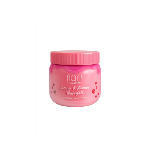 Fluff - *Blend & Scent* - Polvere corporea - Peony & Lechee Waterfall