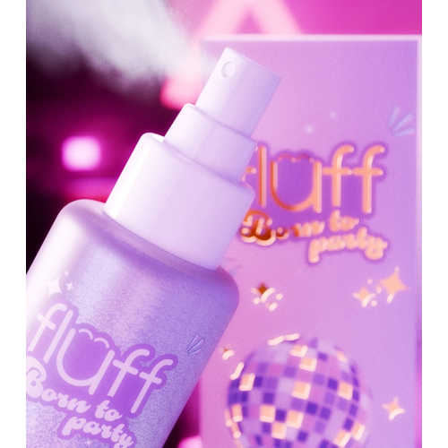 Fluff - *Born to Party* - Spray glitterato per corpo e capelli