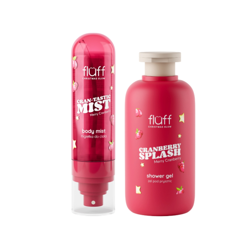 Fluff - *Christmas Glow* - Set per la cura del corpo - Merry Cranberry