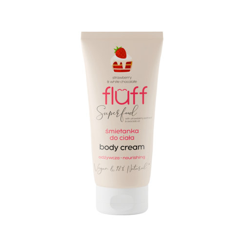Fluff - Superfood Crema Corpo - Fragole e cioccolato bianco