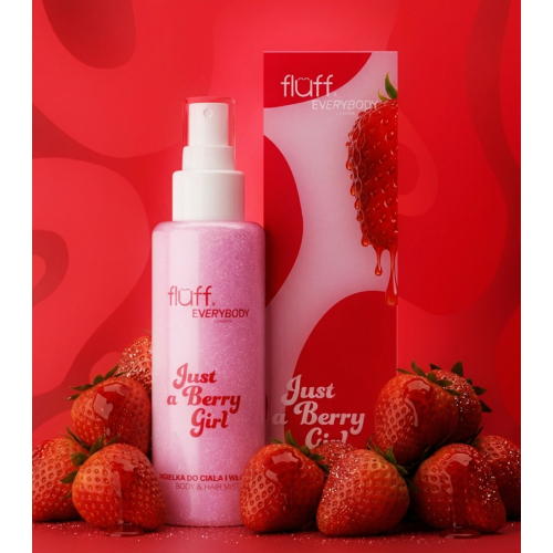 Fluff - *Everybody London x Fluff* - Spray per corpo e capelli Just a Berry Girl