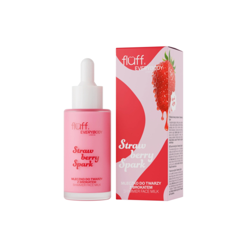 Fluff - *Everybody London x Fluff* - Latte per il viso glitterato Strawberry Spark