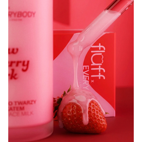 Fluff - *Everybody London x Fluff* - Latte per il viso glitterato Strawberry Spark