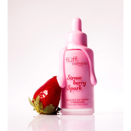 Fluff - *Everybody London x Fluff* - Latte per il viso glitterato Strawberry Spark