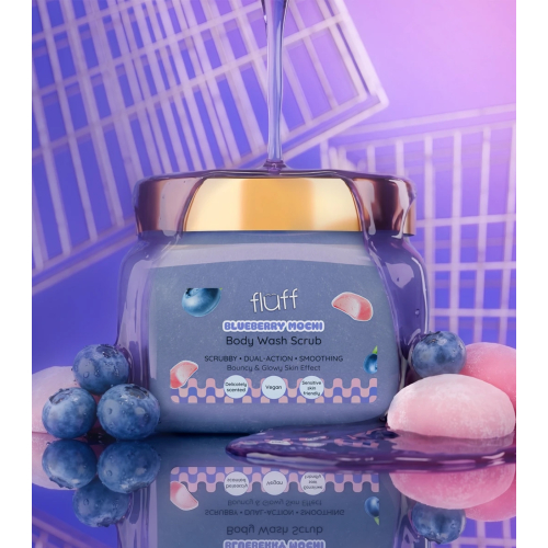 Fluff - Esfoliante corpo - Blueberry Mochi