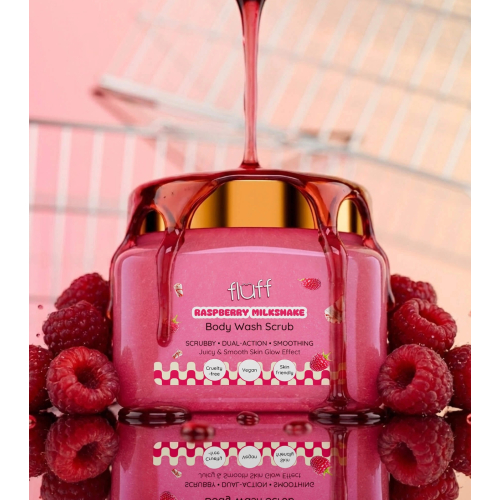 Fluff - Scrub corpo - Raspberry Milkshake