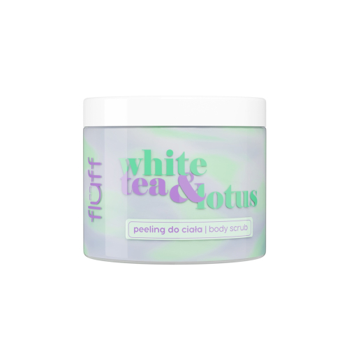 Fluff - Scrub corpo - White Tea & Lotosu