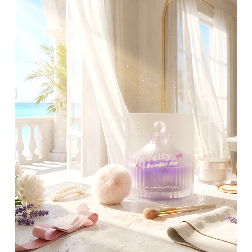 Fluff - Barattolo per polveri Pretty Powder Jar