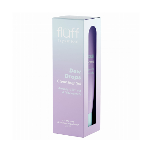 Fluff - *In Your Soul* - Gel detergente viso con estratto di ametista e niacinamide Dew Drops