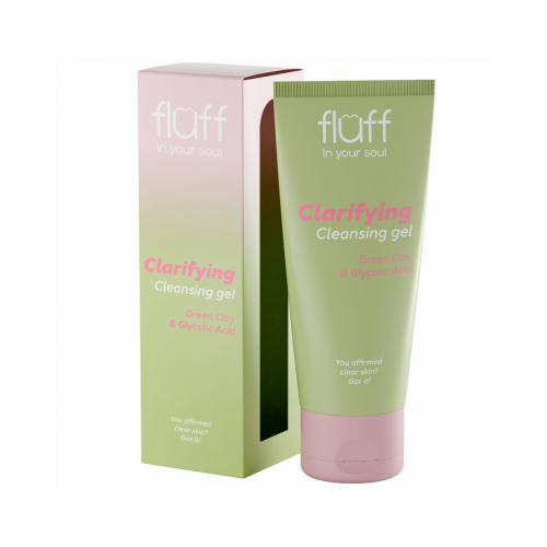 Fluff - *In Your Soul* - Gel detergente viso con argilla verde e acido glicolico Clarifying Gel