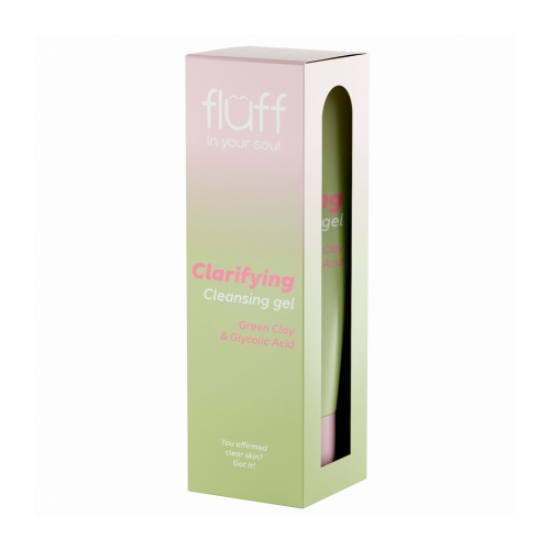Fluff - *In Your Soul* - Gel detergente viso con argilla verde e acido glicolico Clarifying Gel