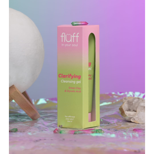 Fluff - *In Your Soul* - Gel detergente viso con argilla verde e acido glicolico Clarifying Gel