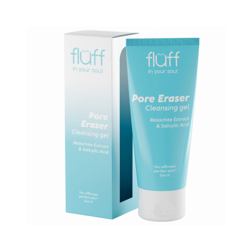 Fluff - *In Your Soul* - Gel detergente viso con estratto di malachite e acido salicilico Pore Eraser