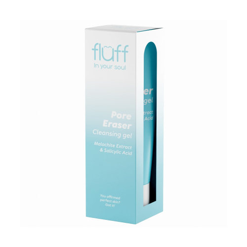 Fluff - *In Your Soul* - Gel detergente viso con estratto di malachite e acido salicilico Pore Eraser