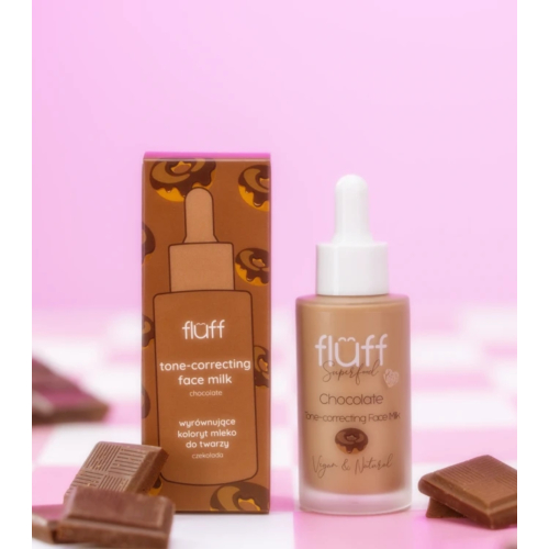 Fluff - Latte viso correttore di tono - Cioccolato