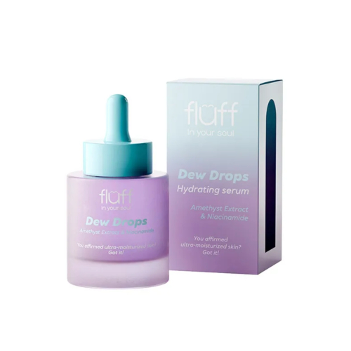Fluff - *In Your Soul* - Siero viso idratante con estratto di ametista e niacinamide Dew Drops