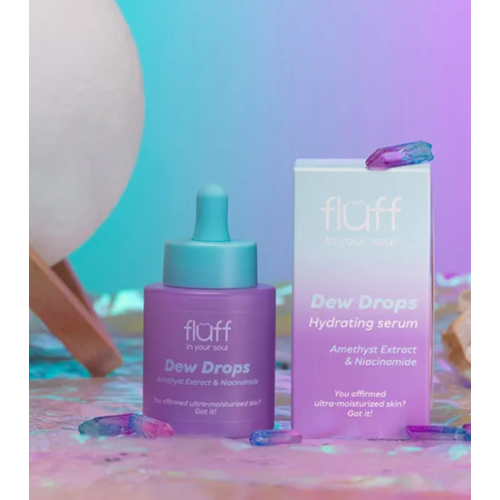 Fluff - *In Your Soul* - Siero viso idratante con estratto di ametista e niacinamide Dew Drops