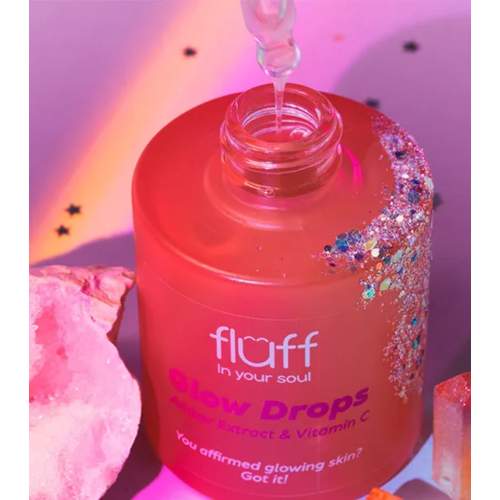 Fluff - *In Your Soul* - Siero viso illuminante con estratto di ambra e vitamina C Glow Drops