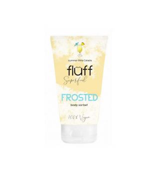 Fluff - *Superfood* - Sorbetto idratante per il corpo Frosted - Piña colada estiva