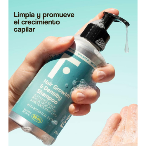 Freshly Cosmetics  - Shampoo anticaduta senza effetto rebound Hair Growth & Density Shampoo