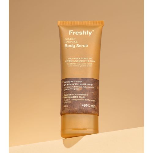 Freshly Cosmetics - Scrub corpo Golden Radiance