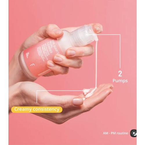 Freshly Cosmetics - Detergente viso Rose Quartz 100ml